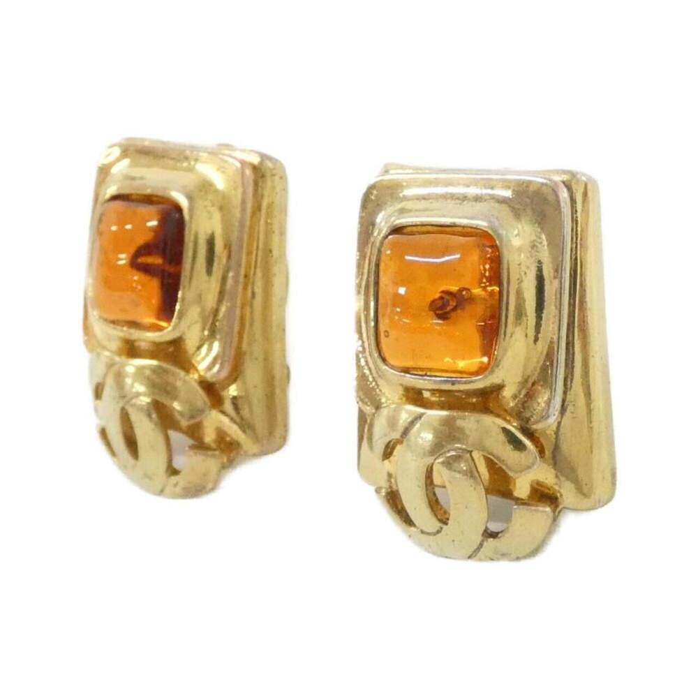 CHANEL Authentic Orange Earrings - Picture 2 of 3